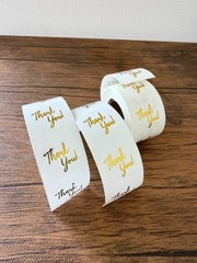 Thank You Sticker Seals 10 pieces Appreciation Labels for Packaging Gift Wrap