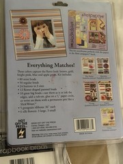Scrapbooking Craft Lot Of Embellishments NEW Stickers, Brads, Misc Mixed Lot