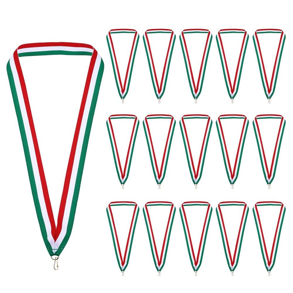 Award Neck Ribbons 25 Pack Polyester Medal Lanyards with Snap Clip Blank Awar…