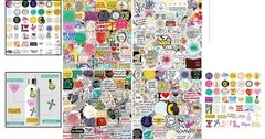 220Pcs Vinyl Inspirational Christian Stickers – Waterproof Jesus Bible Verses
