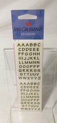 2 PACKAGES SCRAPBOOKING ALPHABET LETTER & NUMBER STICKERS / ALPHABITIES & GOLD