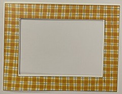 CAMPING OUT PLAID Die-Cut “Frame-Ups”Frame(1pc)Fall •Autumn•Orange•Halloween