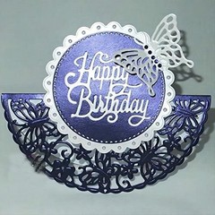 High-Quality Carbon Steel Die Cuts – 4 Decorative Lace Borders for Card Making