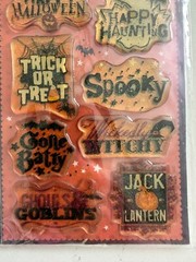 American Greetings Stickety-Doo-Da Halloween Epoxy Sticker Spooky Jack-O-Lantern