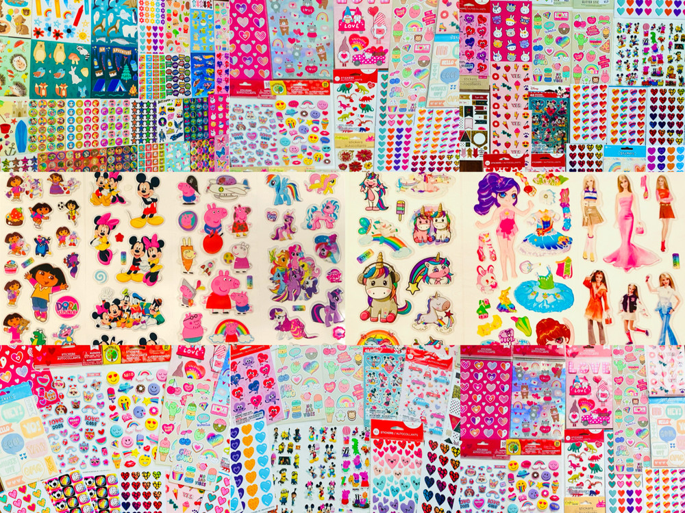 Children Stickers Kit Set Planner Craft Scrapbook Variety Of Themes | 1289+ Pcs.
