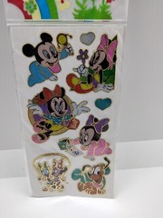 Rare Vtg Disney Babies Foiled Stickers New Old Stock
