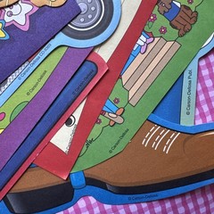 Vintage 90s Y2K Carson Dellosa Novel Notes Stationery Sheets School Bus Lot