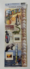 Paper House Cardstck Stckers-Beach, Grad, Florida, LA, Outdoors, Smoky Mountains