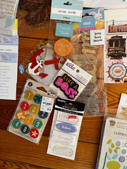 Large Mixed Lot of Metal Paper Thick Cardboard Scrapbooking Accents – includes