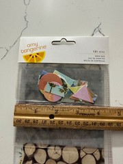 American Craft Amy Tangerine Grab Bag Die Cuts Cardstock Stickers Scrapbooking