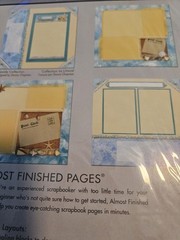 Paper Reflections scrapbook almost finished pages SEASIDE 50 pieces