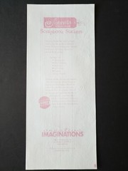 New Creative Imaginations Sonnets Parisian Postcard Border Stickers Fleur-de-lis