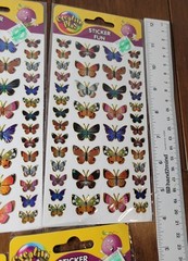Sticker Creative Play kids Crafts DIY Decoration Scrapbooks Cards- Butterfly