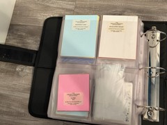 Creative Memories Binder w/ 8 Double Sided Sheets of Die Cuts/New and Used Sets
