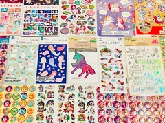850 Fun STICKERS! Cheerful Themes Bright Colors Creative Project DIY