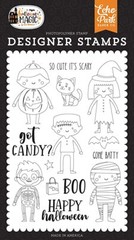 Echo Park Designer Acrylic Stamps HALLOWEEN MAGIC – GOT CANDY SET