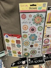 NEW Mixed Lot of 25 Stickers And Scrapbook Materials
