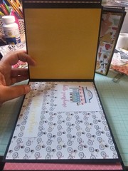 Handmade Scrapbook with Flowers, family & home Theme