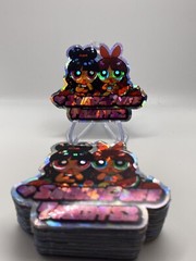 [Custom Crystal Holographic Vinyl Stickers / Die Cut Stickers / Logo Stickers]