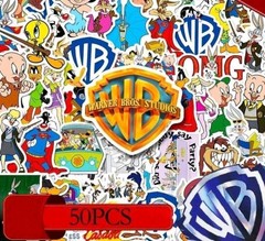 50 Piece Looney Tunes Sticker Pack Warner Bros Licensed Vinyl Decals NEW