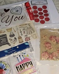 Lot of 7 Crafting Stickers for Scrapbooking and Die Cut Shapes Assorted Brands
