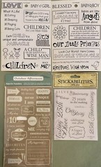 HUGE Lot of Words, Phrases, Etc THOUSANDS of Stickers! Jolee’s, Sticko Etc #4