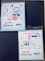 Echo Park «Play All Day»~ GIRL Set~ 16 Pg. Sticker Book, Paper, 2 Ephemera Packs