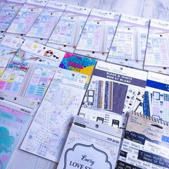 Huge Lot of 20 Scrapbooking Stickers, Sweet Kaiwaii, Shine, Recollections + More