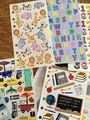 Stickopotamus Sticker 6-Ring Binder Album With 32 Stickers Pages