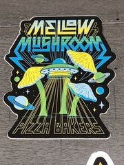 A8 LOT STICKERS MELLOW MUSHROOMS PIZZA BAKERS “G” BLUE LOGITECH DRIP CITY BAKED
