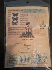 Orig Retro Material Pack 100 Pc Scrapbooking JJ Craft Kit Papers Elegant Time