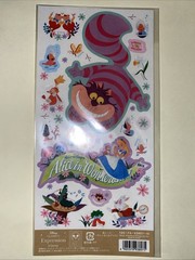 Vintage ALICE IN WONDERLAND Sticker Sheet RARE