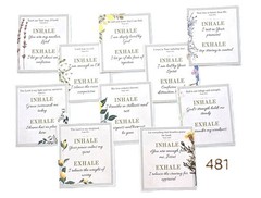 Breath Prayer Cards for Journals Scrapbooks Planners Cards