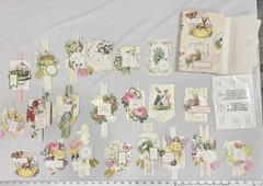 2020 ANNA GRIFFIN AG1070 SPRINGTIME COLLAGE CARD TOPPERS Diecuts/Stickers 83-Pcs