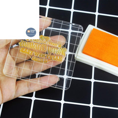 WeiMeet 4 Pieces Stamp 7.5 x cm, 5 x 5 3.8 x 2.5 x cm