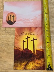 Easter Holiday Card, Note, & Sticker Lot – 9 Cards w/ Envelopes