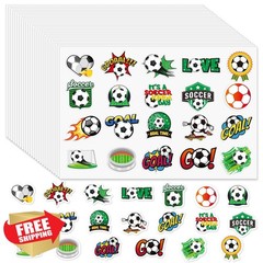WSICSE 500pc Soccer Stickers 20 Styles Multicolor