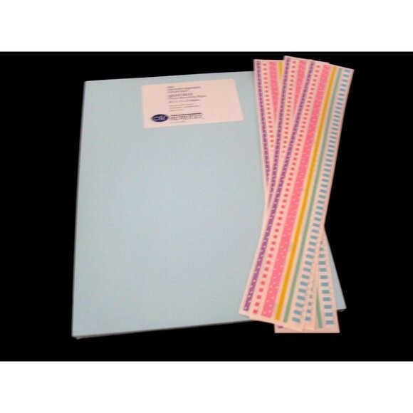 Lot 1 LightBlue Photo Mounting Paper, Gr Length Stickers Religious