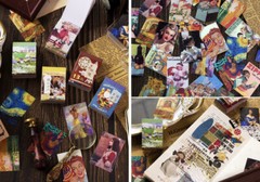 Set Of 50 Washi Stickers Scrapbooking Junk Journal Booklet Vintage Advertising