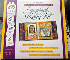 MEMORY STAR UNIVERSAL SCRAPBOOK REFILL KIT 100 PAGES 50 SHEET POSTS SCREWS NIB