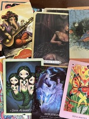 Lot Of 45 Tarot Cards Lot Junk Journal Collage Ephemera Single Swap Arcana