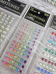 Sticker Lot Gemstones Scrapbooking 3D Stickers Butterflies Bling Spring #117