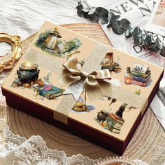 Starburst Witchcraft Magic Furniture Pattern Vintage Stickers for Scrapbooking S