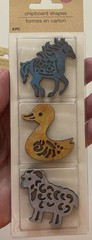 4 Packs Crafters Square Laser Cut Decor Shapes Assorted 6pcs Each Packet New