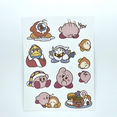 40 Cartoon Anime Cute Kawaii Kirby Stickers-Fast US Shipping Made in USA
