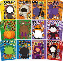 Mermaid Stickers 48 Sheets Make Your Own Face Stickers for Kids Toddlers Girls M