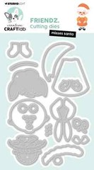 STUDIO LIGHT – METAL CUTTING DIES – FRIENDLY MISSES SANTA