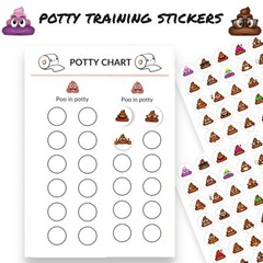 420PCS Poop Stickers for Potty Training, Rewards & Poop Parties