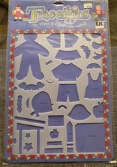 (2) New Party Tracerkins Ek Success School Days And Hair Template Scrapbook New