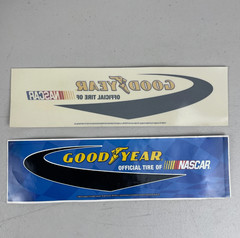 Vintage Good Year Sticker Lot Of 7 Decals 3×11 each Nascar Racing Tires